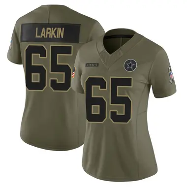 Austin Larkin Women's Limited Olive Dallas Cowboys 2025 Salute to Service Jersey