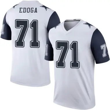 Chuma Edoga Men s Legend White Dallas Cowboys Color Rush Jersey