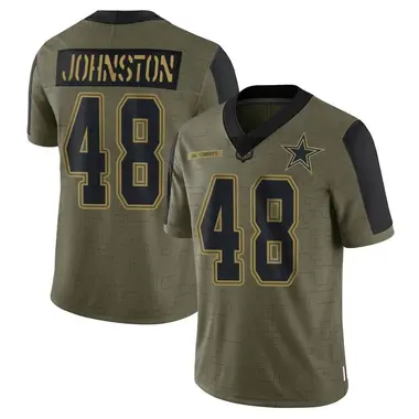 Custom Sewn Daryl Johnston Dallas Cowboys Jersey – Unsigned, Adult Sizes M–2XL, Made In Philippines