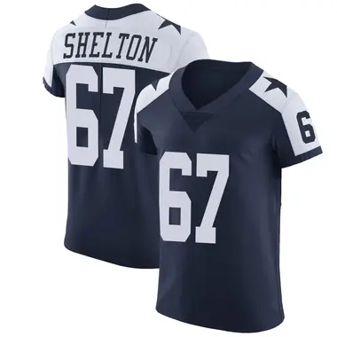 Drew Shelton Men's Elite Navy Dallas Cowboys Alternate Vapor Untouchable Jersey