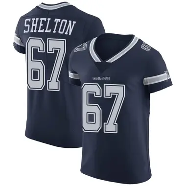 Drew Shelton Men's Elite Navy Dallas Cowboys Team Color Vapor Untouchable Jersey