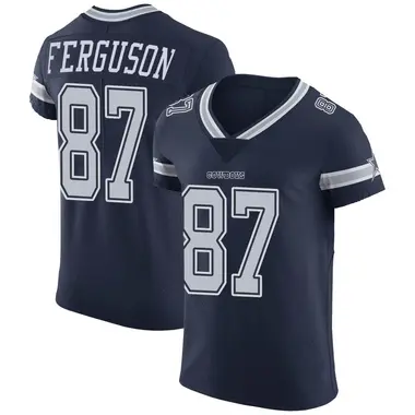 Jake Ferguson Men's Elite Navy Dallas Cowboys Team Color Vapor Untouchable Jersey