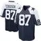 Jake Ferguson Youth Game Navy Blue Dallas Cowboys Throwback Jersey
