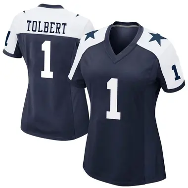 Jalen Tolbert Women's Game Navy Dallas Cowboys Alternate Jersey