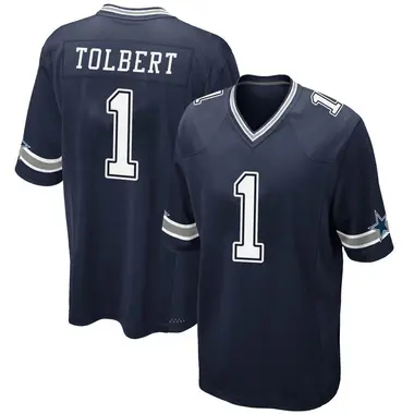 Jalen Tolbert Youth Game Navy Dallas Cowboys Team Color Jersey