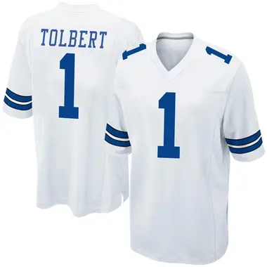 Jalen Tolbert Youth Game White Dallas Cowboys Jersey