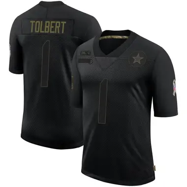 Jalen Tolbert Youth Limited Black Dallas Cowboys 2020 Salute To Service Jersey