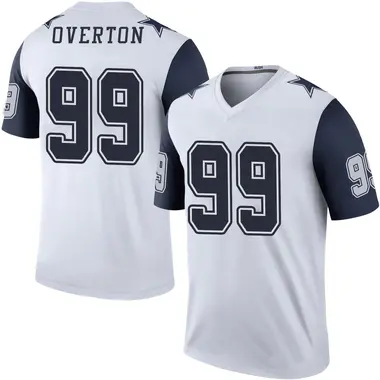 LT Overton Men's Legend White Dallas Cowboys Color Rush Jersey