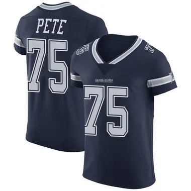 Shiyazh Pete Men's Elite Navy Dallas Cowboys Team Color Vapor Untouchable Jersey
