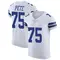 Shiyazh Pete Men's Elite White Dallas Cowboys Vapor Untouchable Jersey
