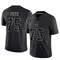 Shiyazh Pete Men's Limited Black Dallas Cowboys Reflective Jersey