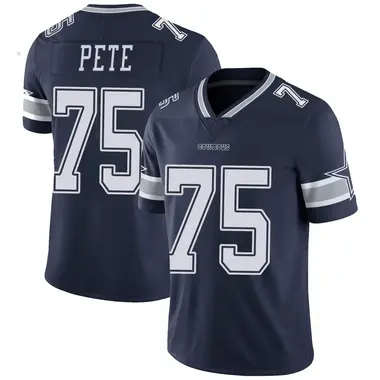 Shiyazh Pete Men's Limited Navy Dallas Cowboys Team Color Vapor Untouchable Jersey