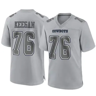 Trevor Keegan Men's Game Gray Dallas Cowboys Atmosphere Fashion Jersey