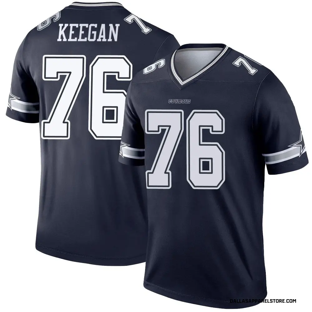 Trevor Keegan Men's Legend Navy Dallas Cowboys Jersey