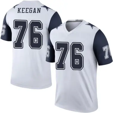 Trevor Keegan Men's Legend White Dallas Cowboys Color Rush Jersey