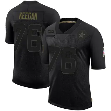 Trevor Keegan Men's Limited Black Dallas Cowboys 2020 Salute To Service Jersey