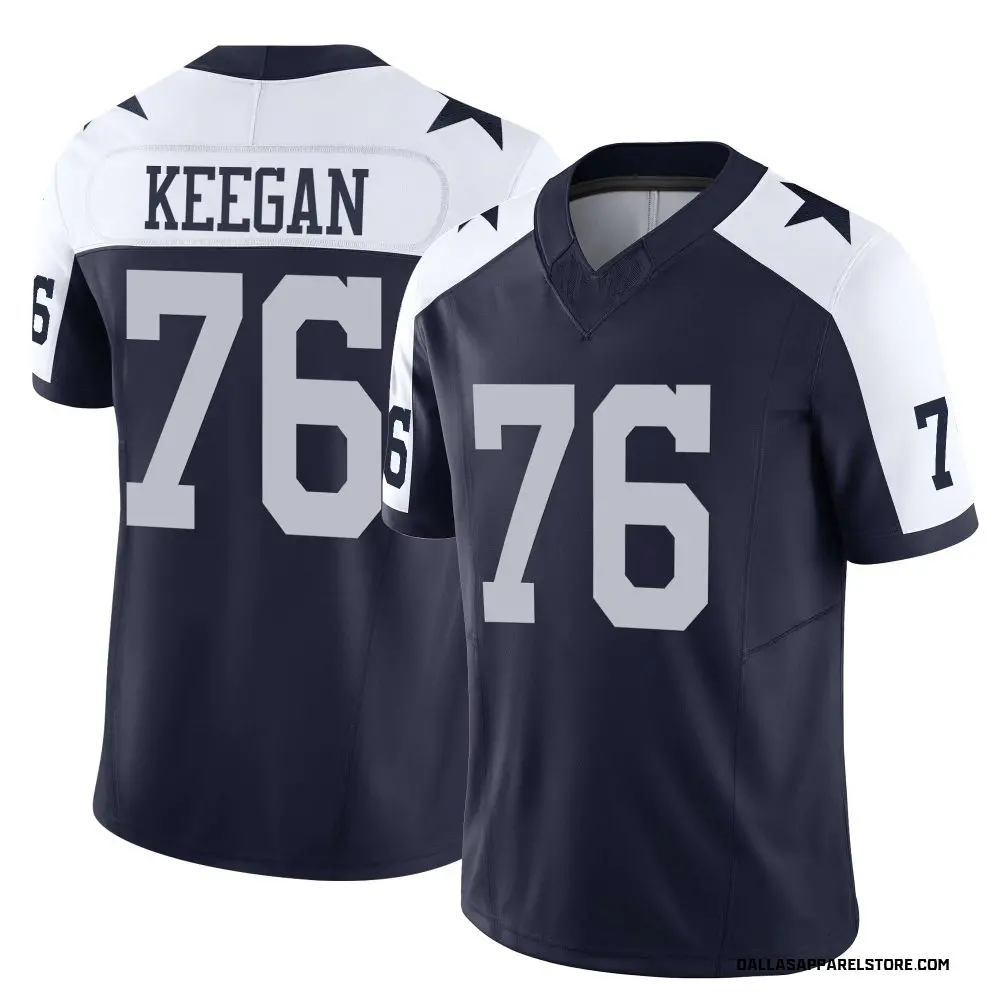 Trevor Keegan Men's Limited Navy Dallas Cowboys Alternate Vapor F.U.S.E. Jersey