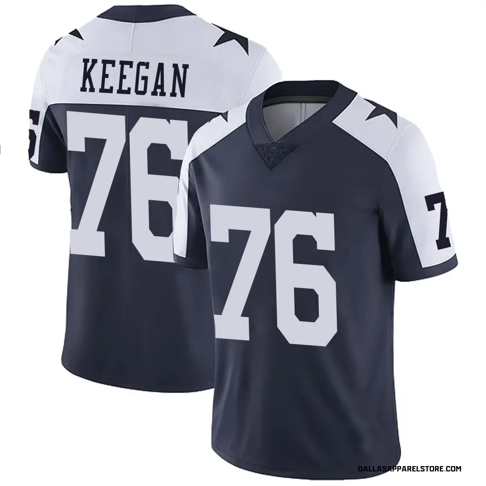 Trevor Keegan Men's Limited Navy Dallas Cowboys Alternate Vapor Untouchable Jersey