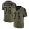 Trevor Keegan Men's Limited Olive Dallas Cowboys 2021 Salute To Service Jersey
