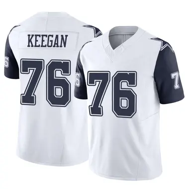 Trevor Keegan Men's Limited White Dallas Cowboys 2nd Alternate Vapor F.U.S.E. Jersey