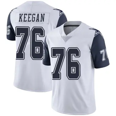 Trevor Keegan Men's Limited White Dallas Cowboys Color Rush Vapor Untouchable Jersey