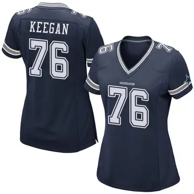 Trevor Keegan Women's Game Navy Dallas Cowboys Team Color Jersey