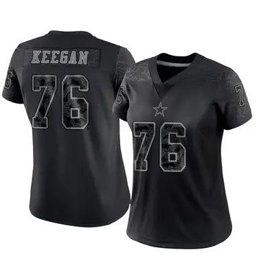 Trevor Keegan Women's Limited Black Dallas Cowboys Reflective Jersey