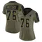 Trevor Keegan Women's Limited Olive Dallas Cowboys 2021 Salute To Service Jersey