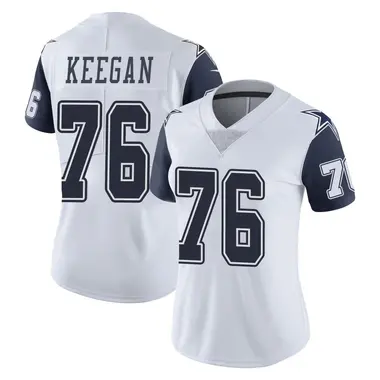 Trevor Keegan Women's Limited White Dallas Cowboys Color Rush Vapor Untouchable Jersey