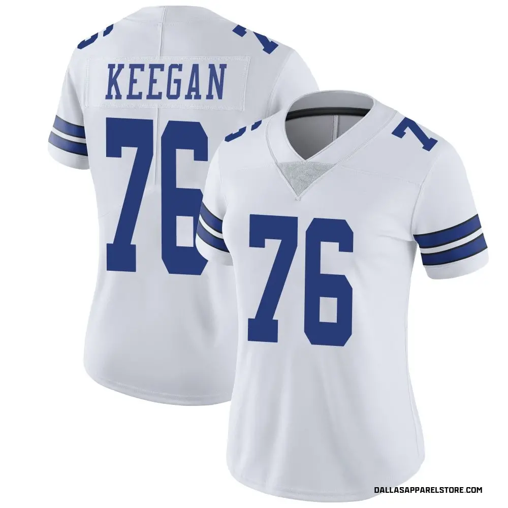Trevor Keegan Women's Limited White Dallas Cowboys Vapor Untouchable Jersey