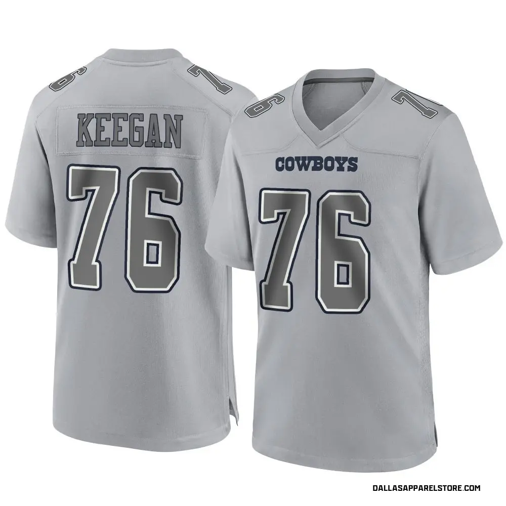 Trevor Keegan Youth Game Gray Dallas Cowboys Atmosphere Fashion Jersey