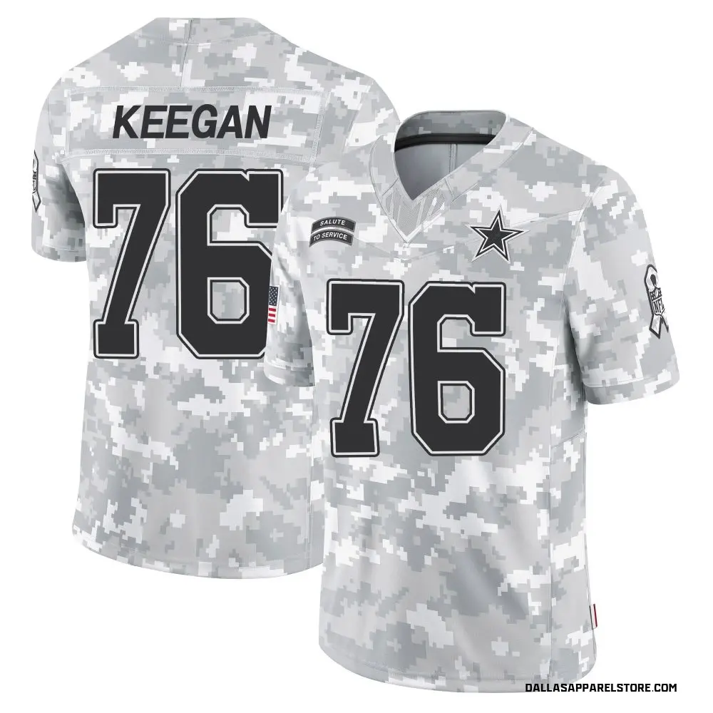 Trevor Keegan Youth Limited Arctic Camo Dallas Cowboys 2024 Salute to Service Jersey
