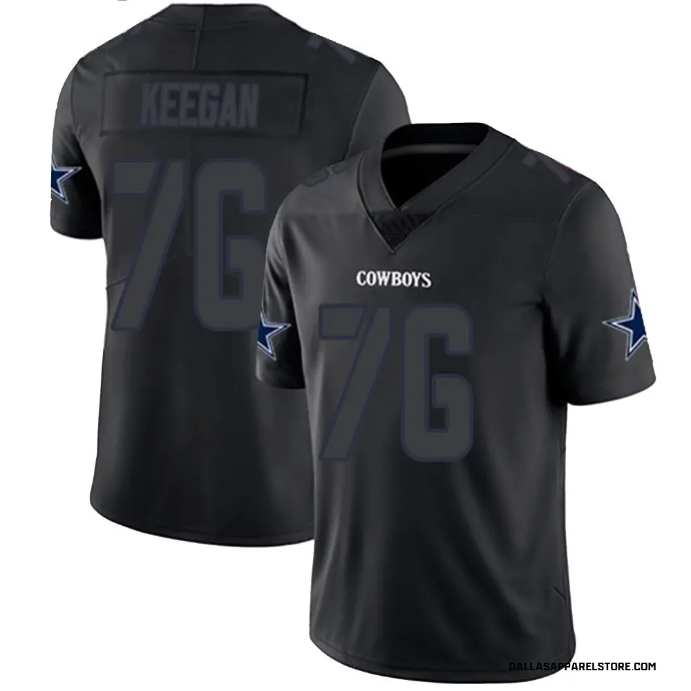 Trevor Keegan Youth Limited Black Impact Dallas Cowboys Jersey