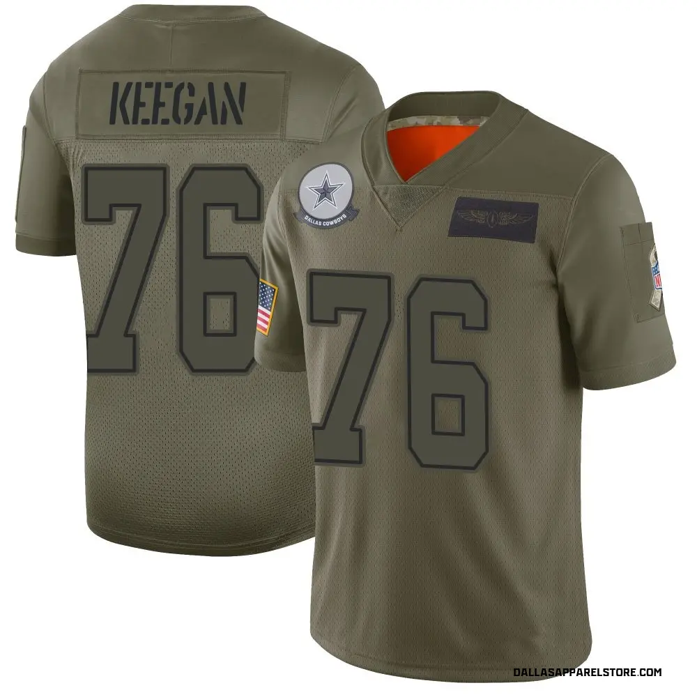 Trevor Keegan Youth Limited Camo Dallas Cowboys 2019 Salute to Service Jersey
