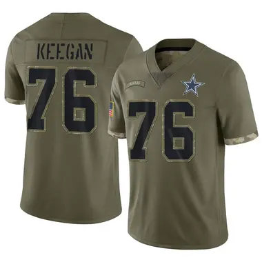 Trevor Keegan Youth Limited Olive Dallas Cowboys 2022 Salute To Service Jersey