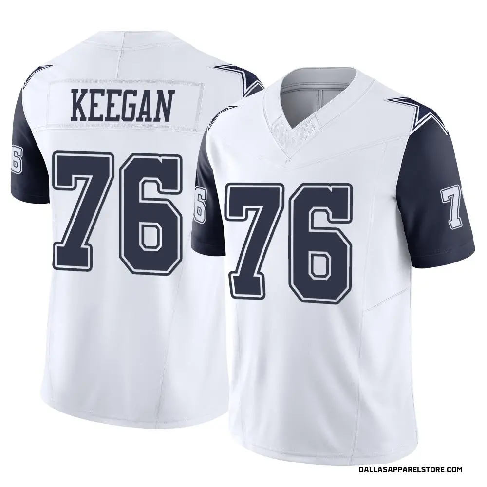 Trevor Keegan Youth Limited White Dallas Cowboys 2nd Alternate Vapor F.U.S.E. Jersey
